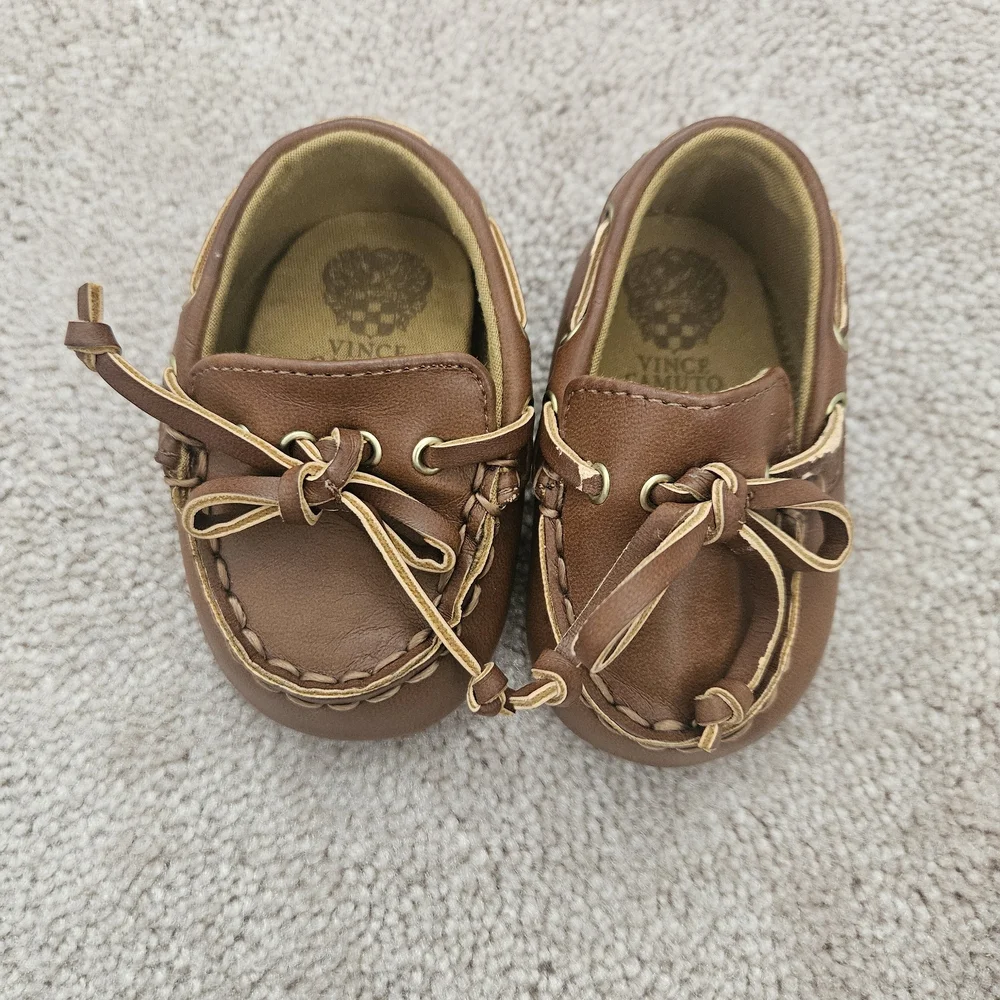 Vince Camuto Tan Kids Moccasins
